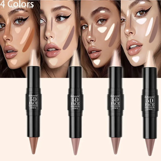 Dual-Ended Waterproof Contour Stick - Long-Lasting 12-Hour Wear - Aurovelia Beauty