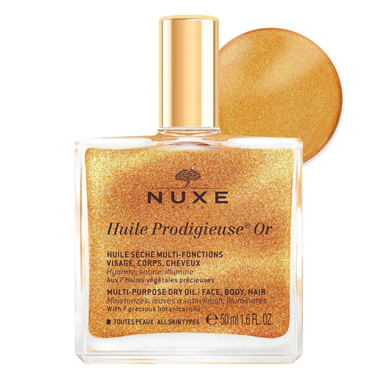 NUXE Huile Prodigieuse Shimmer Body Oil for Skin & Hair