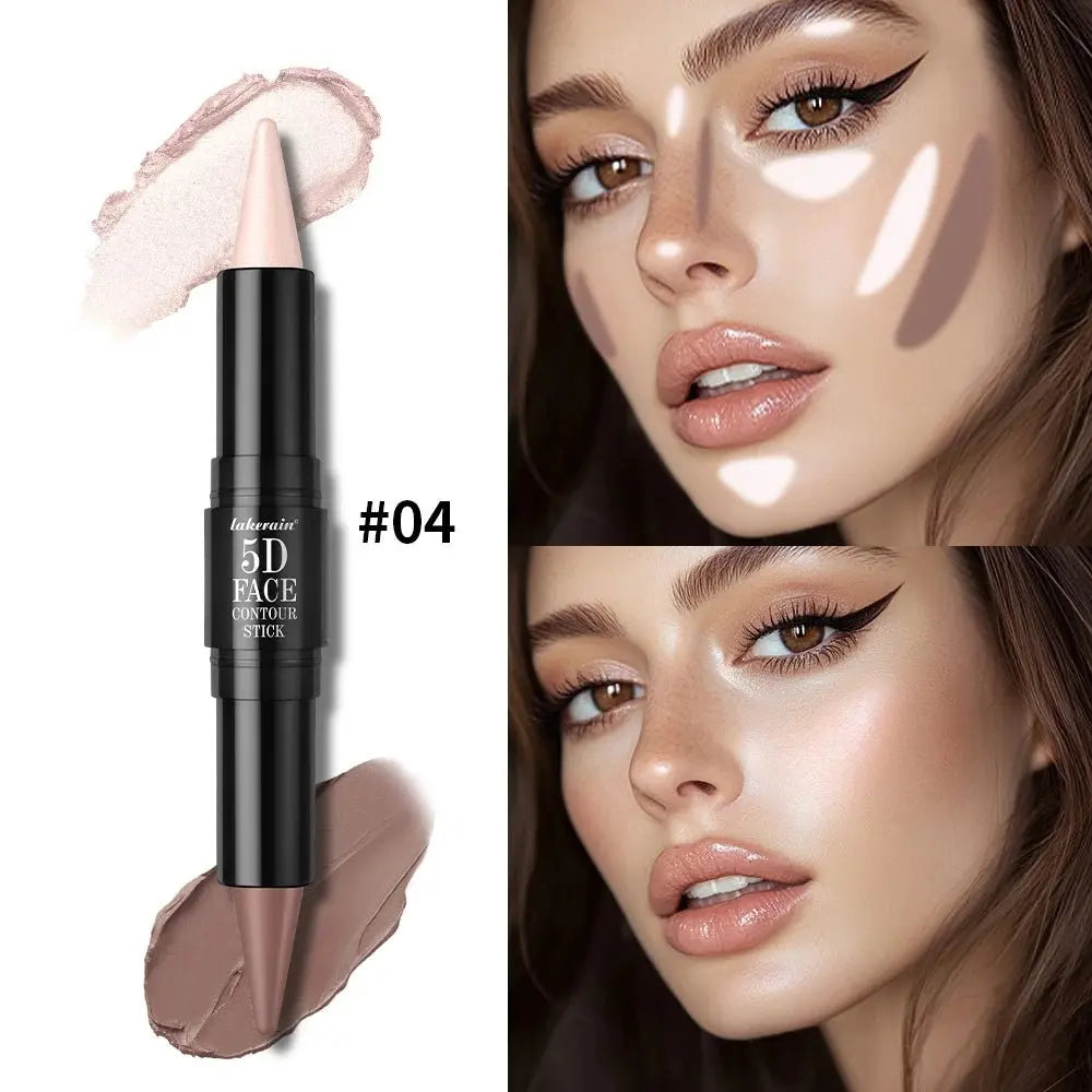 Dual-Ended Waterproof Contour Stick - Long-Lasting 12-Hour Wear - Aurovelia Beauty