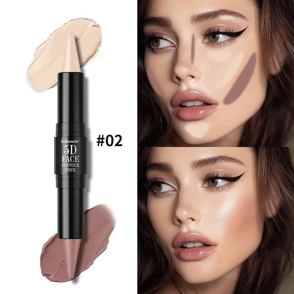 Dual-Ended Waterproof Contour Stick - Long-Lasting 12-Hour Wear - Aurovelia Beauty