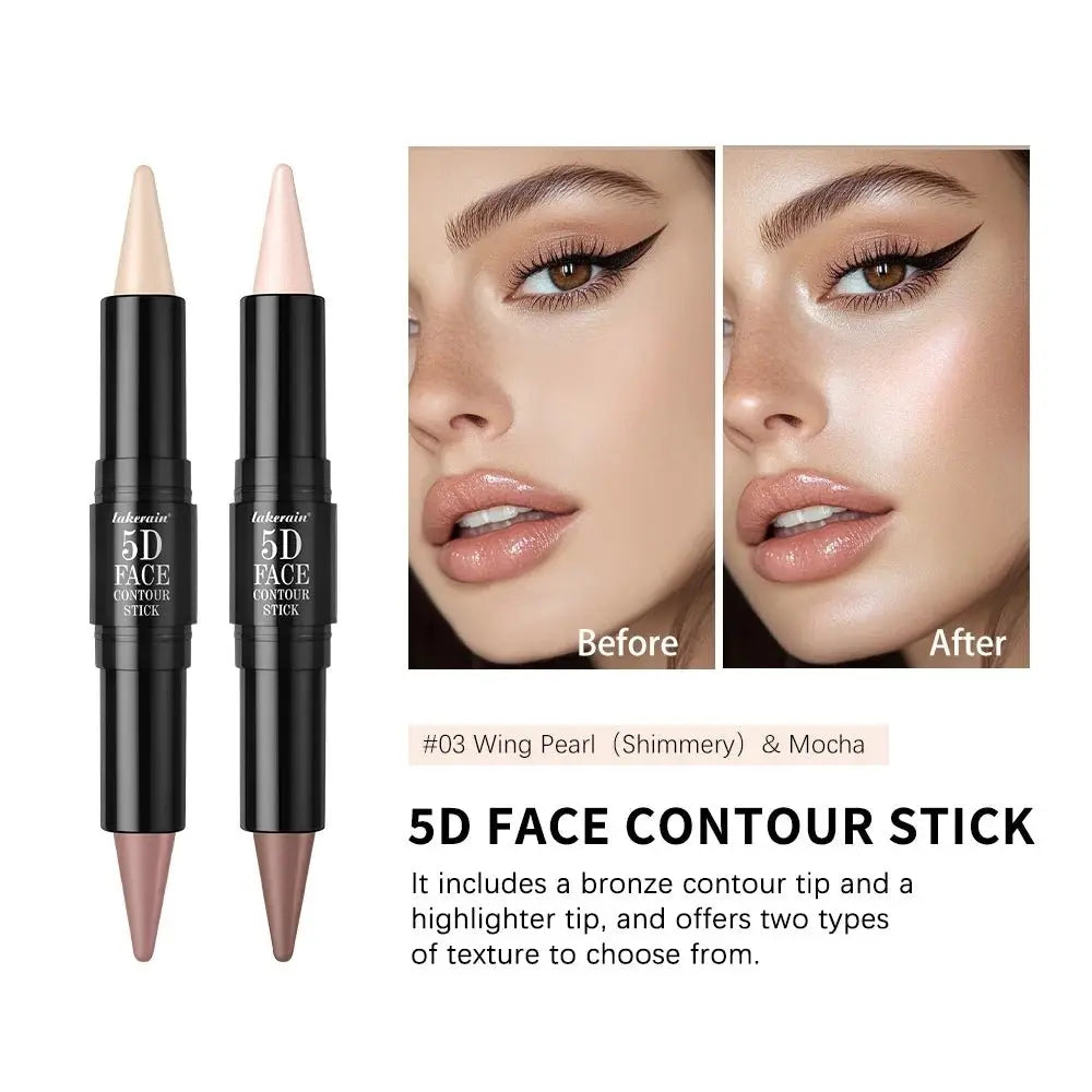Dual-Ended Waterproof Contour Stick - Long-Lasting 12-Hour Wear - Aurovelia Beauty