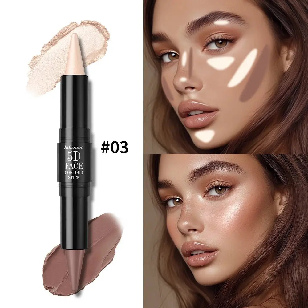 Dual-Ended Waterproof Contour Stick - Long-Lasting 12-Hour Wear - Aurovelia Beauty