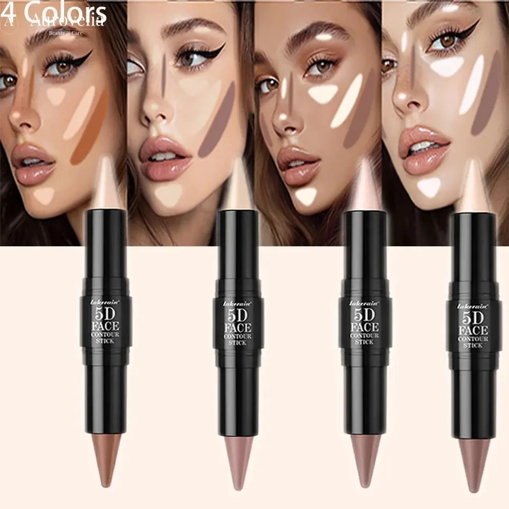 Dual-Ended Waterproof Contour Stick - Long-Lasting 12-Hour Wear - Aurovelia Beauty