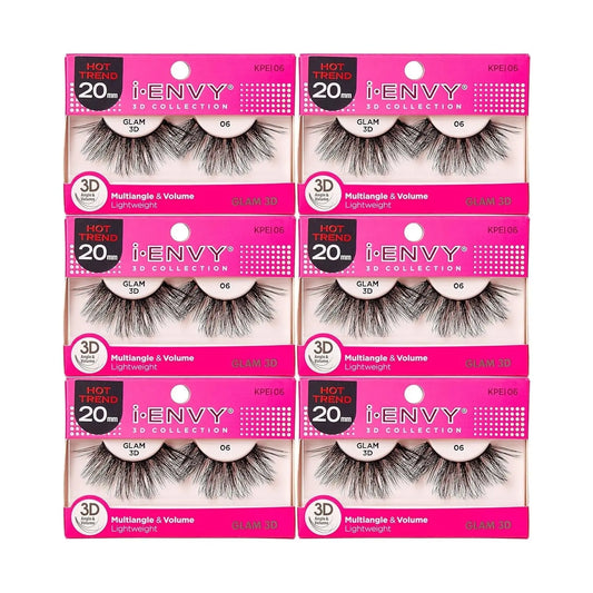I-Envy 3D Glam Collection Multi-Angle & Volume (6 PACK, KPEI06) - Aurovelia Beauty