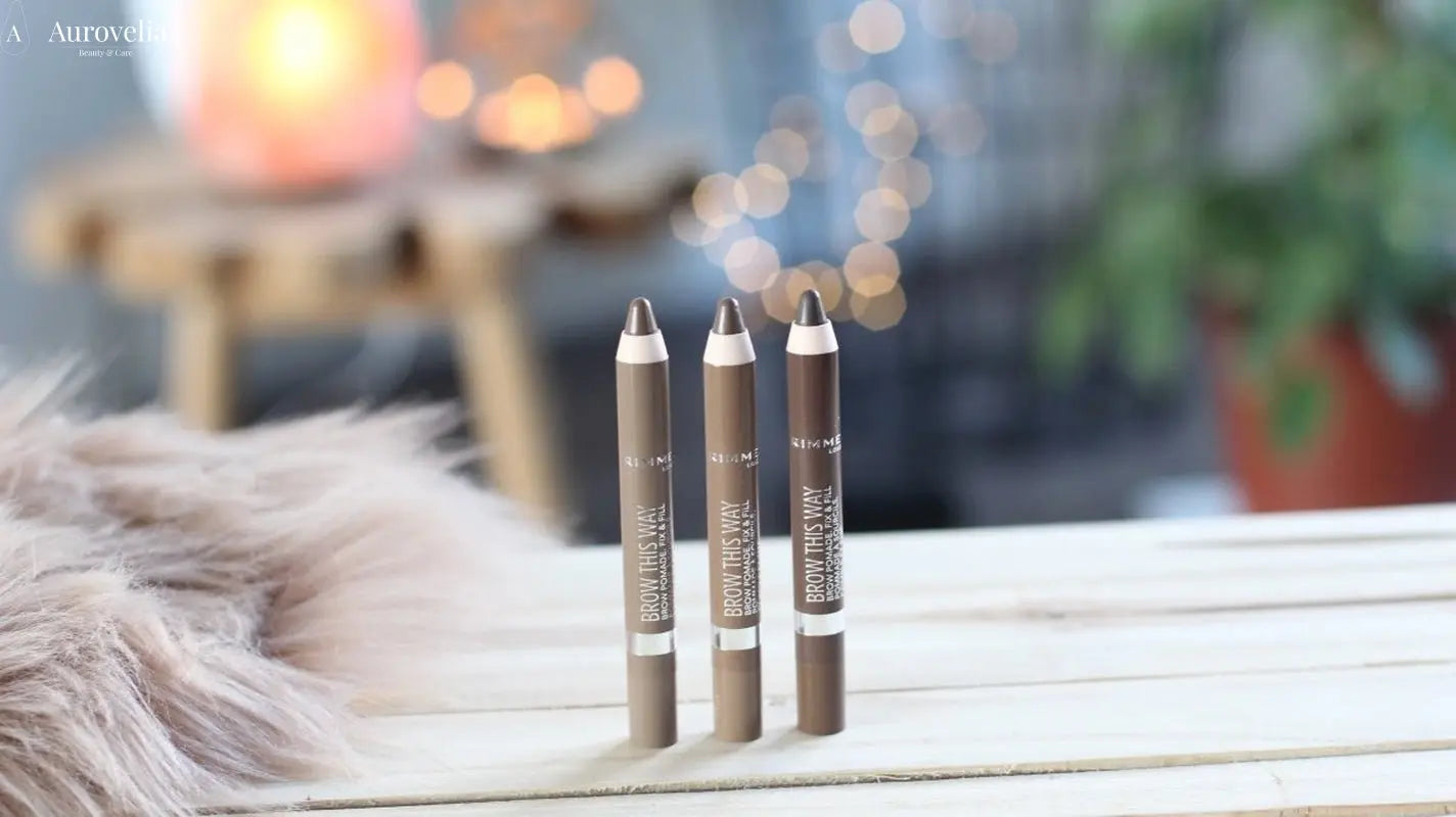 London Brow This Way Brow Pomade Fix & Fill, Soft Brow Crayon, Medium Brown, 3.25 G - Aurovelia Beauty