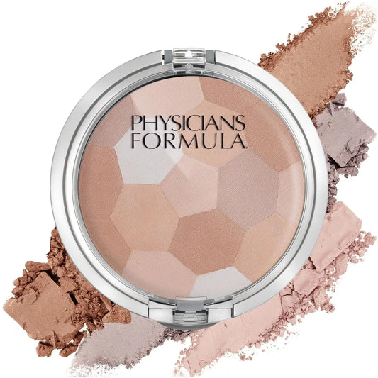 Setting Powder Palette Multi-Colored Pressed Finishing Powder Translucent, Natural Coverage, Dermatologist Tested, Clinicially Tested - Aurovelia Beauty