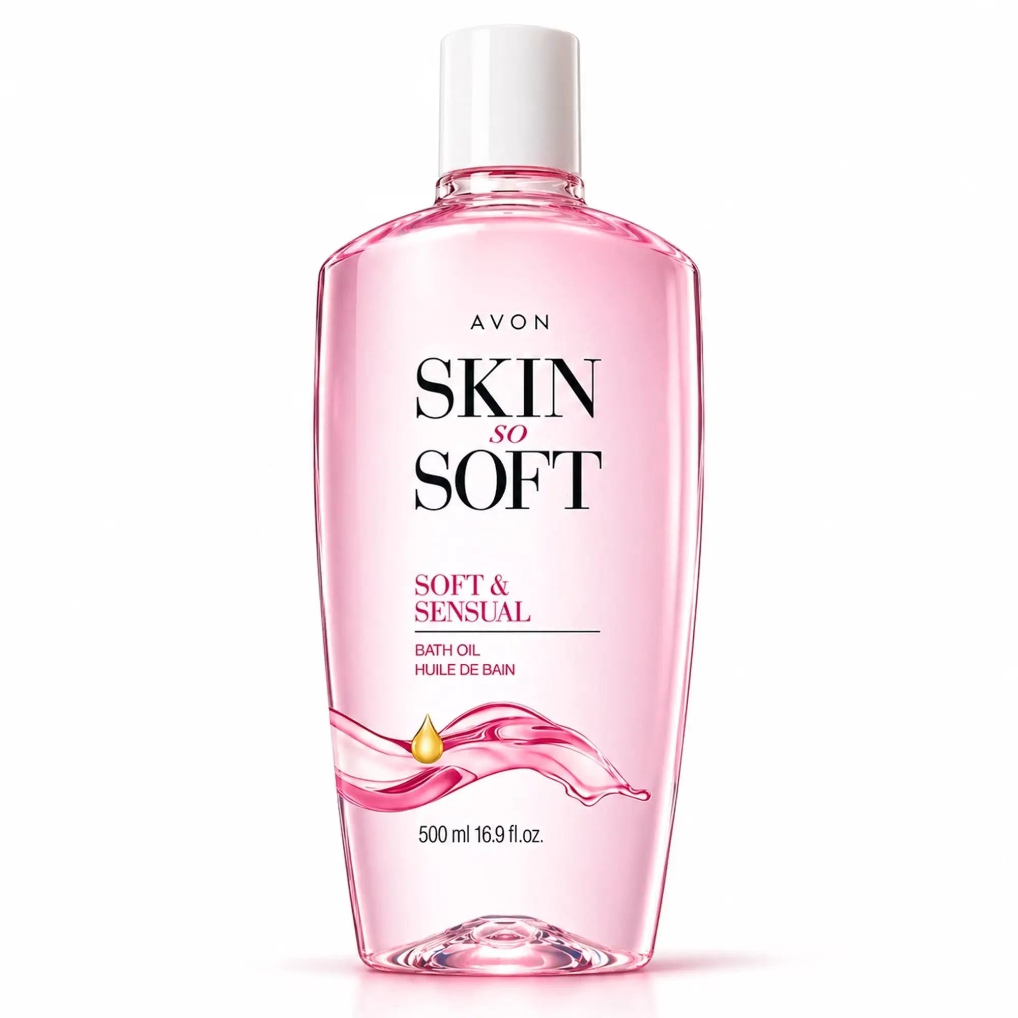 Skin so Soft Soft and Sensual Argan Oil Moisturizing Bath Oil for Women, 16.9 Fl Oz - Aurovelia Beauty